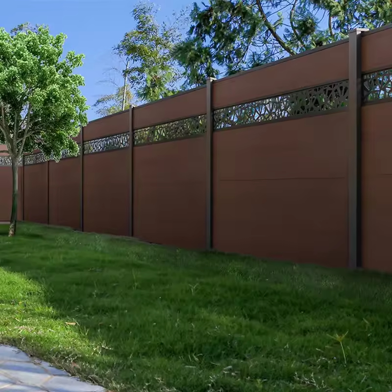 Sun Proof UV Resistant Vinyl Fence Rust Free Anti-Corrosion Aluminum Fencing Wholesale Cheap Fence
