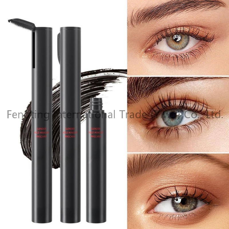 Long Lasting Black Waterproof Vegan Set Mascara Cream Makeup Black Waterproof Curly Durable Fiber Eyelash Double Side Mascara Quick Dry