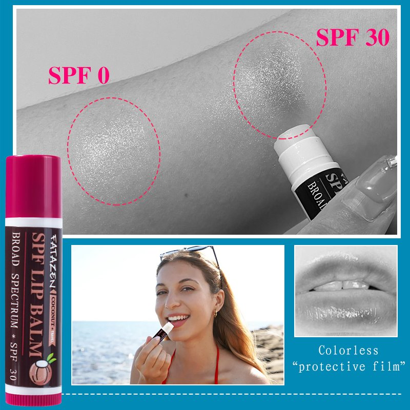 Private Label Natural Organic Lip Sunscreen Products Moisturizing Coconut Sunscreen Lip Stick