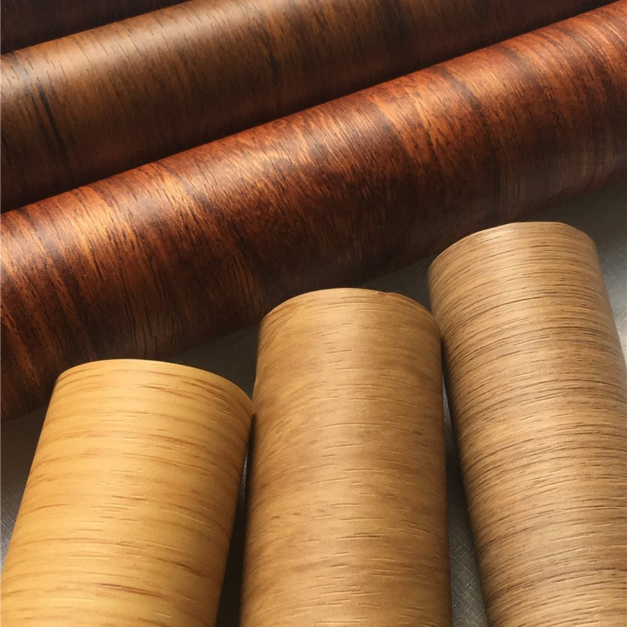 Wholesale Price Wood Grain Embossed PVC Film for Interior Decorative Panel/Furniture