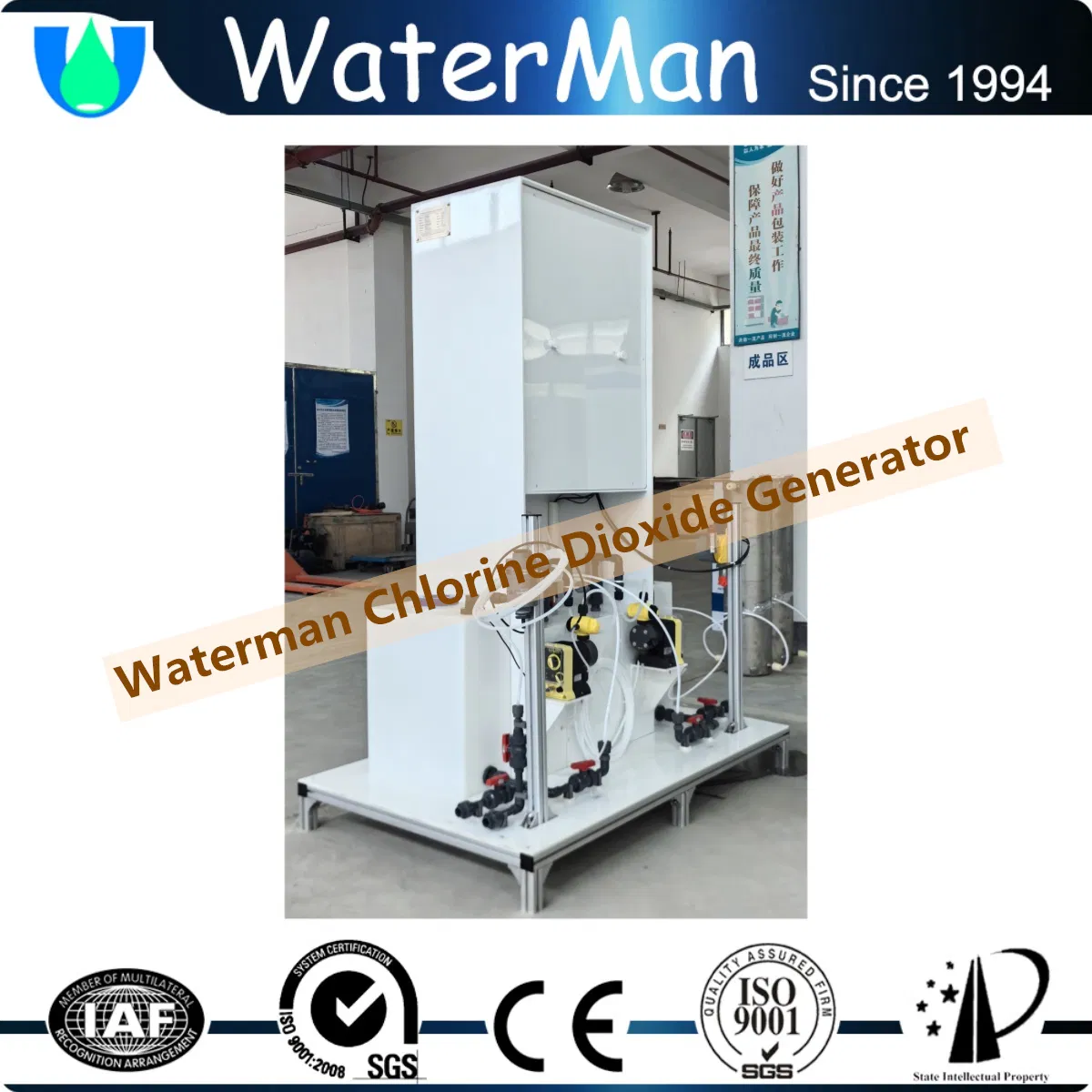 PLC Automatic Chlorine Dioxide Generator Capacity 100g/H Cpf-100e