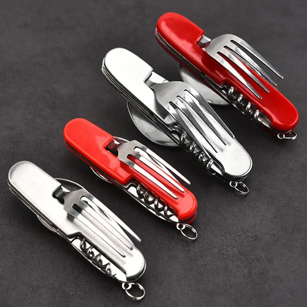 Food-Grade Stainless Steel Tableware Cutlery Set with Steak Knives