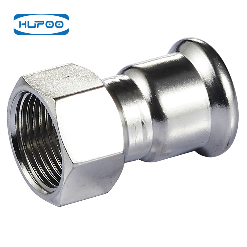 Stainless Steel Plumbing Fitting Coupling with Female Thread M Prifile