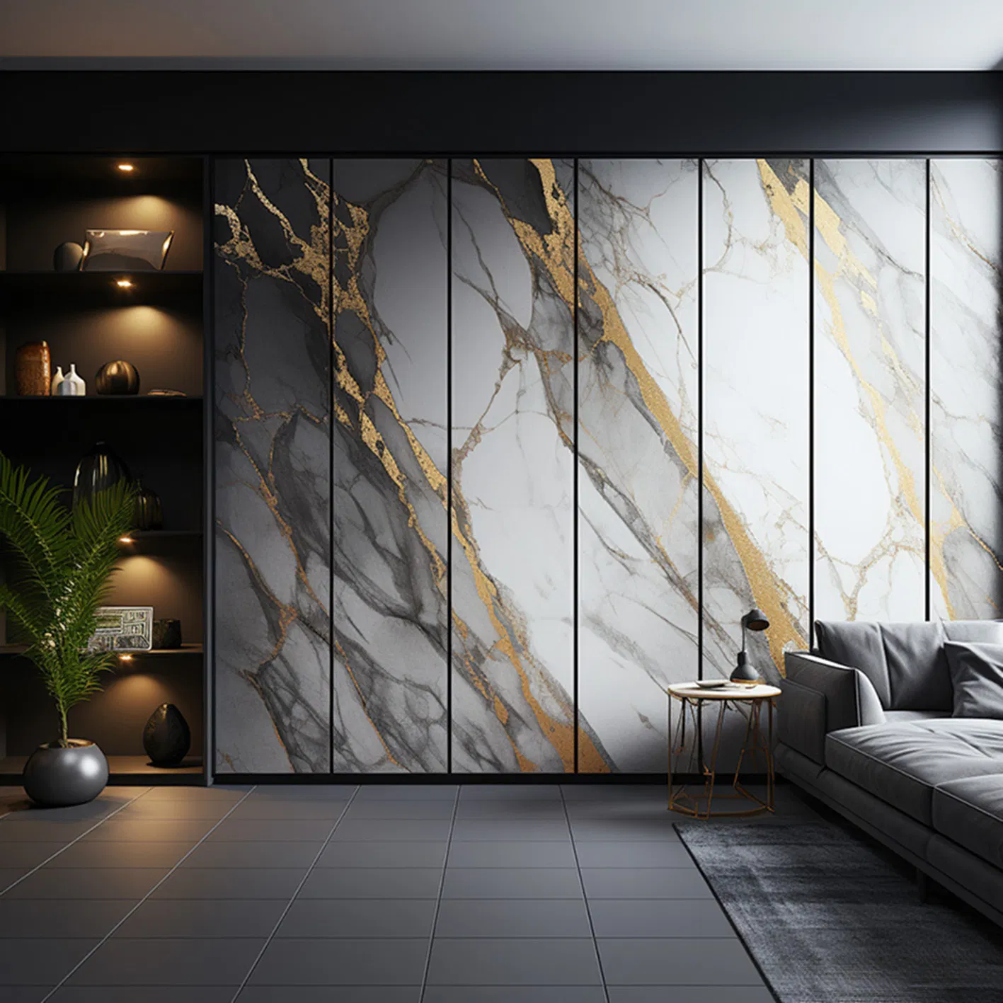 New Decoration Material Carbon Crystal Board Interior Wall Panel 3D Design