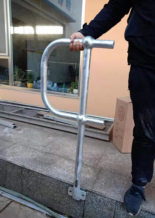 Indoor Commercial Safety Handrail Support Stanchion