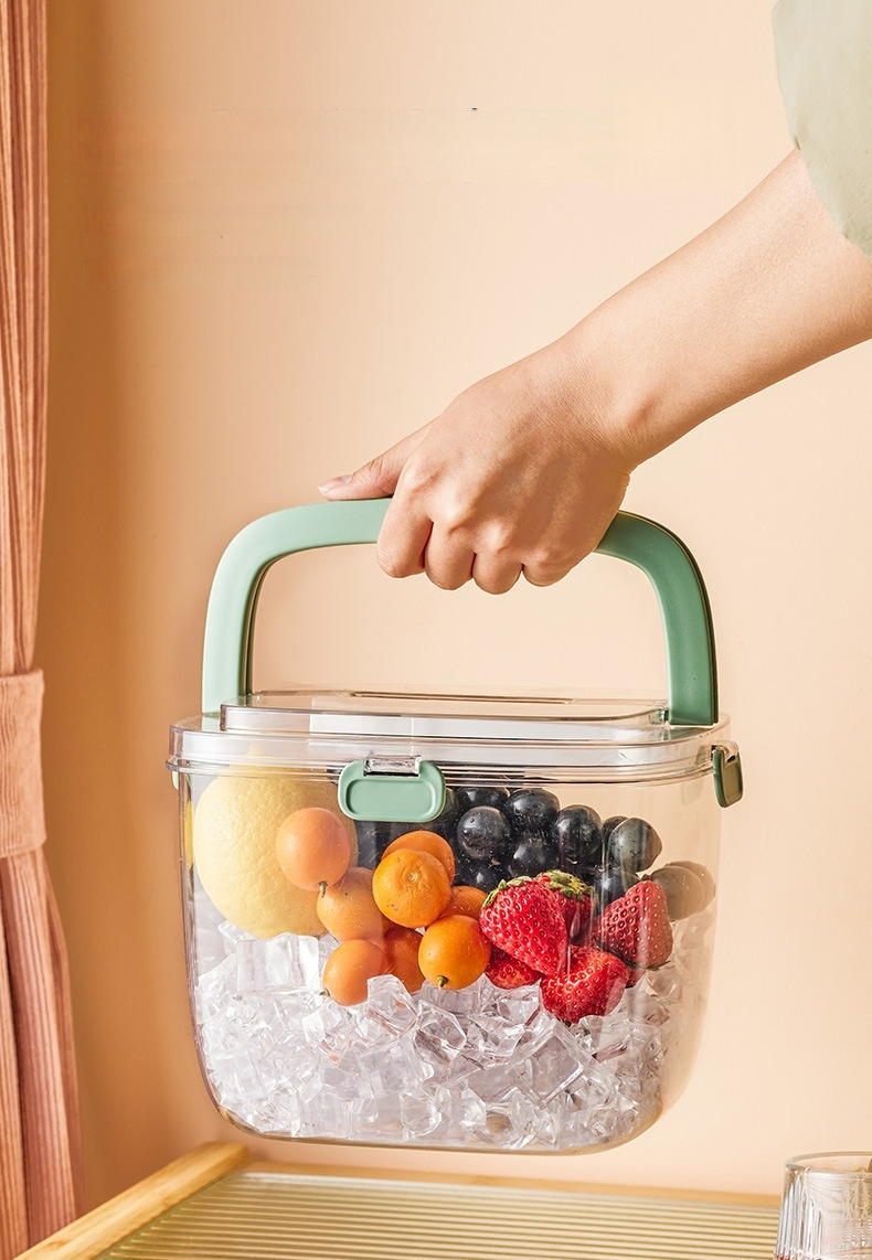 Portable Sealed Beverage Ice Bucket