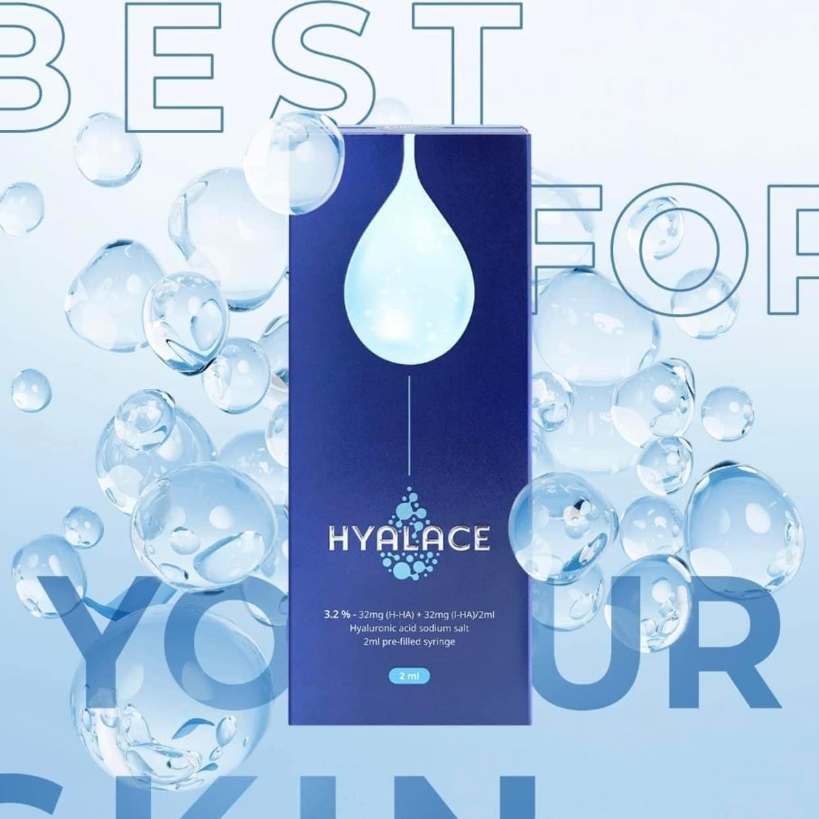 Hyalace 2ml Skin Booster Anti-Aging Skin Enhancer Hyaluronic Acid 32mg