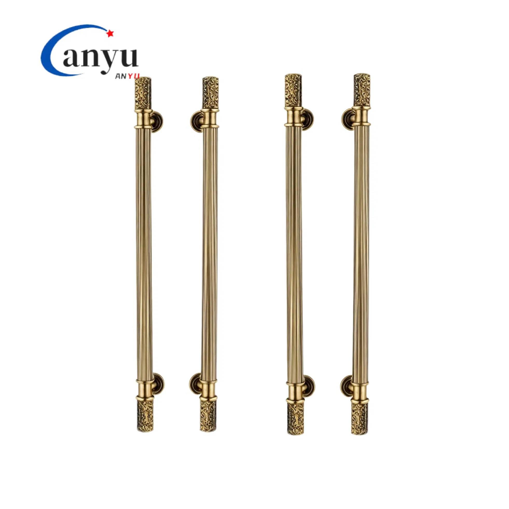 Wholesale European Style Rose Gold Hardware Glass Door Handle