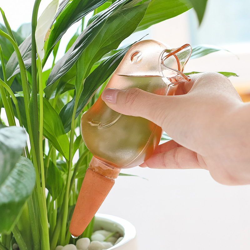 Automatic Watering Device Bird-Shaped Transparent Plant Waterer Dripper Wbb15787