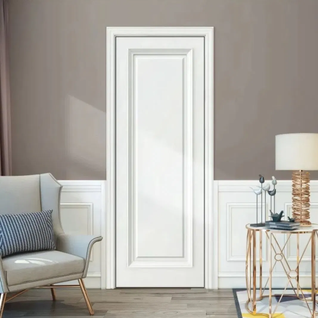 Luxury Modern Timber Wooden Solid Wood Wooden Interior Waterproof Sliding Bathroom Door