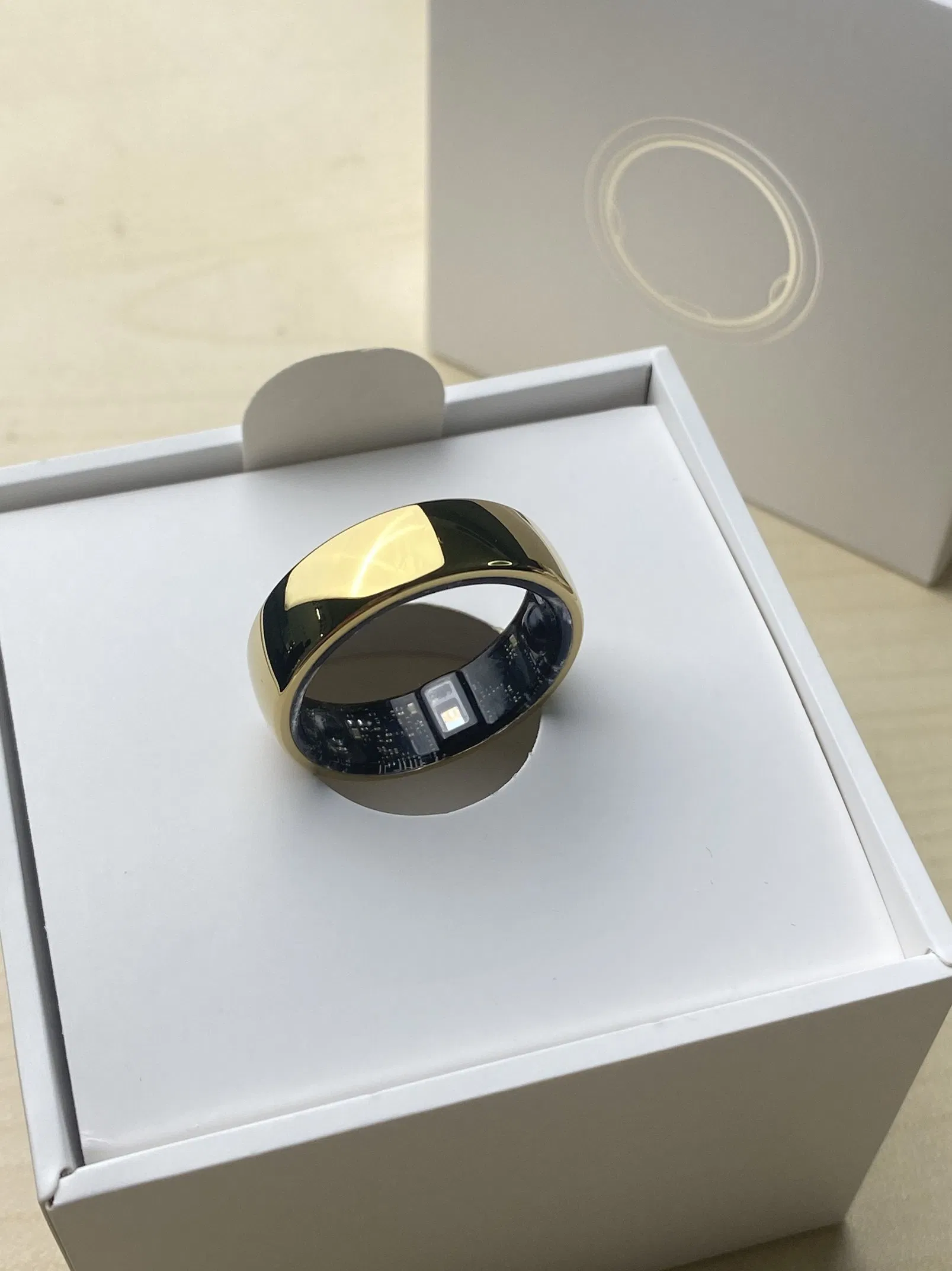 Productos Mas Vendidos 2023 Gadgets Electronic Titanium Smart Ring Lightweight with Fitness Tracker Sensor for Men