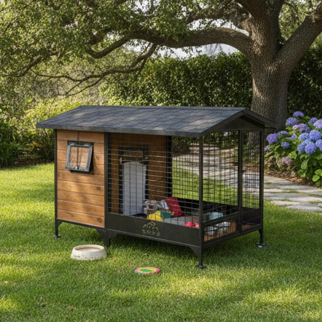 High Cost-Effective Wooden Pet House with Temperature Regulation Function