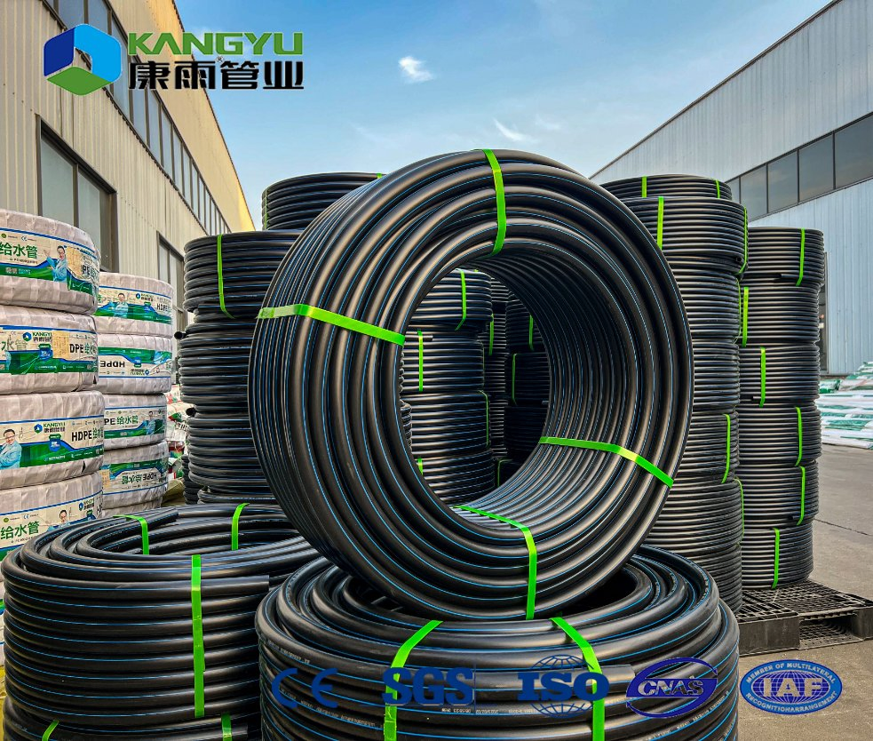 Plastic HDPE Irrigation Pipe Rolls Drip Hose 50mm Polyethylene Pipe HDPE Pipe