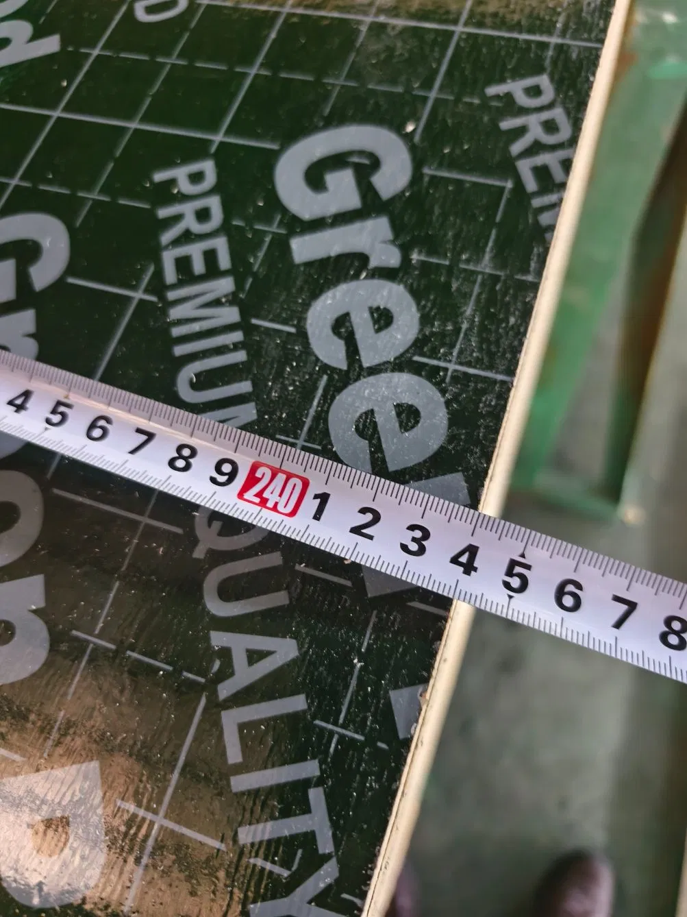 Marine 18mm Green PVC Plastic Film Faced Plywood Sheet for Concrete Form Shuttering Board