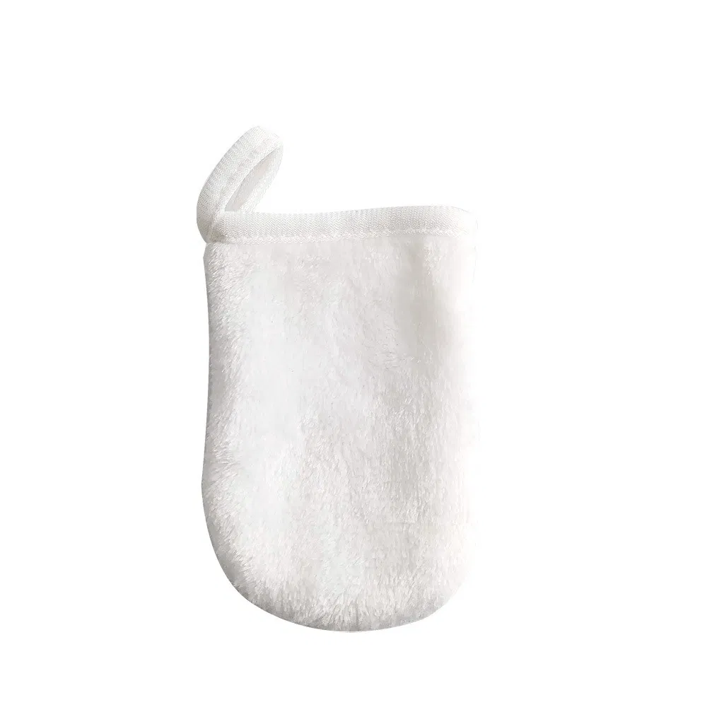 Bath Glove Soft and Skin Friendly Makeup Remover Mitt Shower Scrub Gloves Body Facial Massage Mitt Face Microfiber
