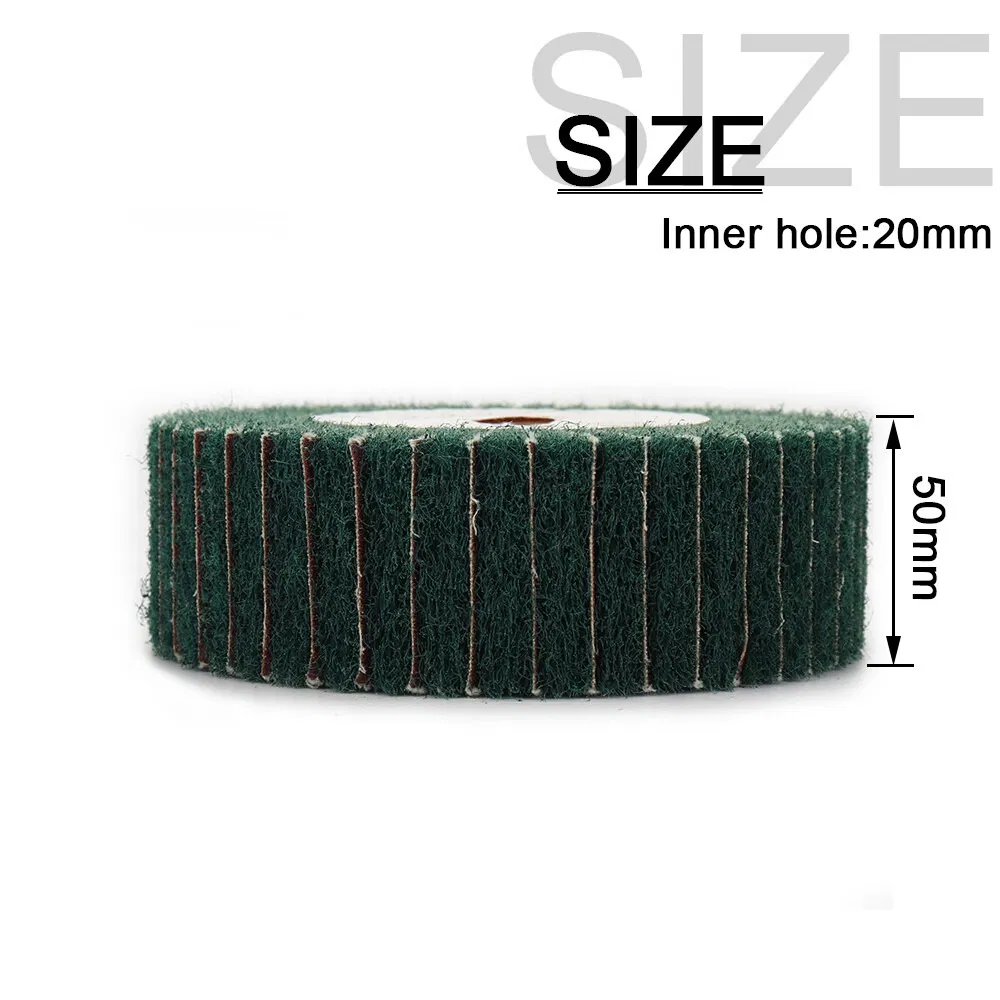 Scouring Pad Nylon Fiber Wheel Polishing Wheels for Stainless Steel Aluminum