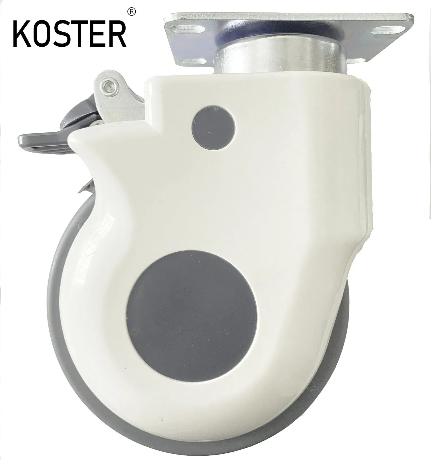 Wholesale Hospital Beds Wheels 4 Inch 5 Inch Medical Bed Caster Threaded Stem Swivel Locking Caster Wheel