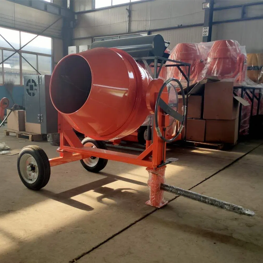 600L Diesel Electric Fuel Small Portable Movable Concrete Mixer