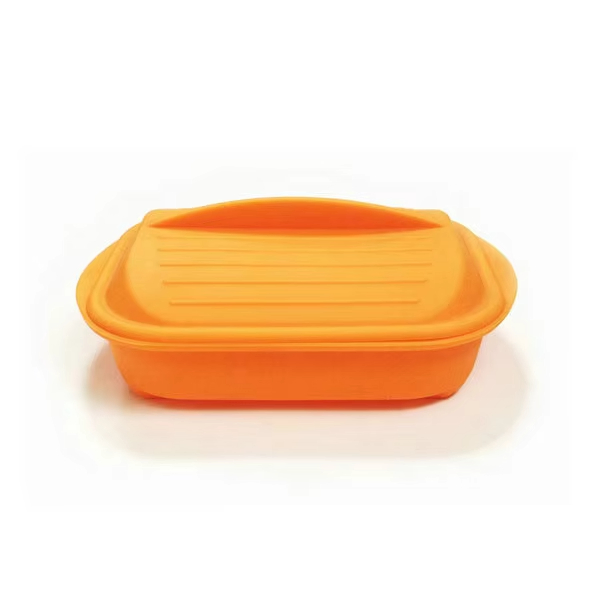 Kitchen Gadgets Silicone Bowl Food Container for Microwave Oven Good Steamer for Fish Safe Healthy Cooking Bowl