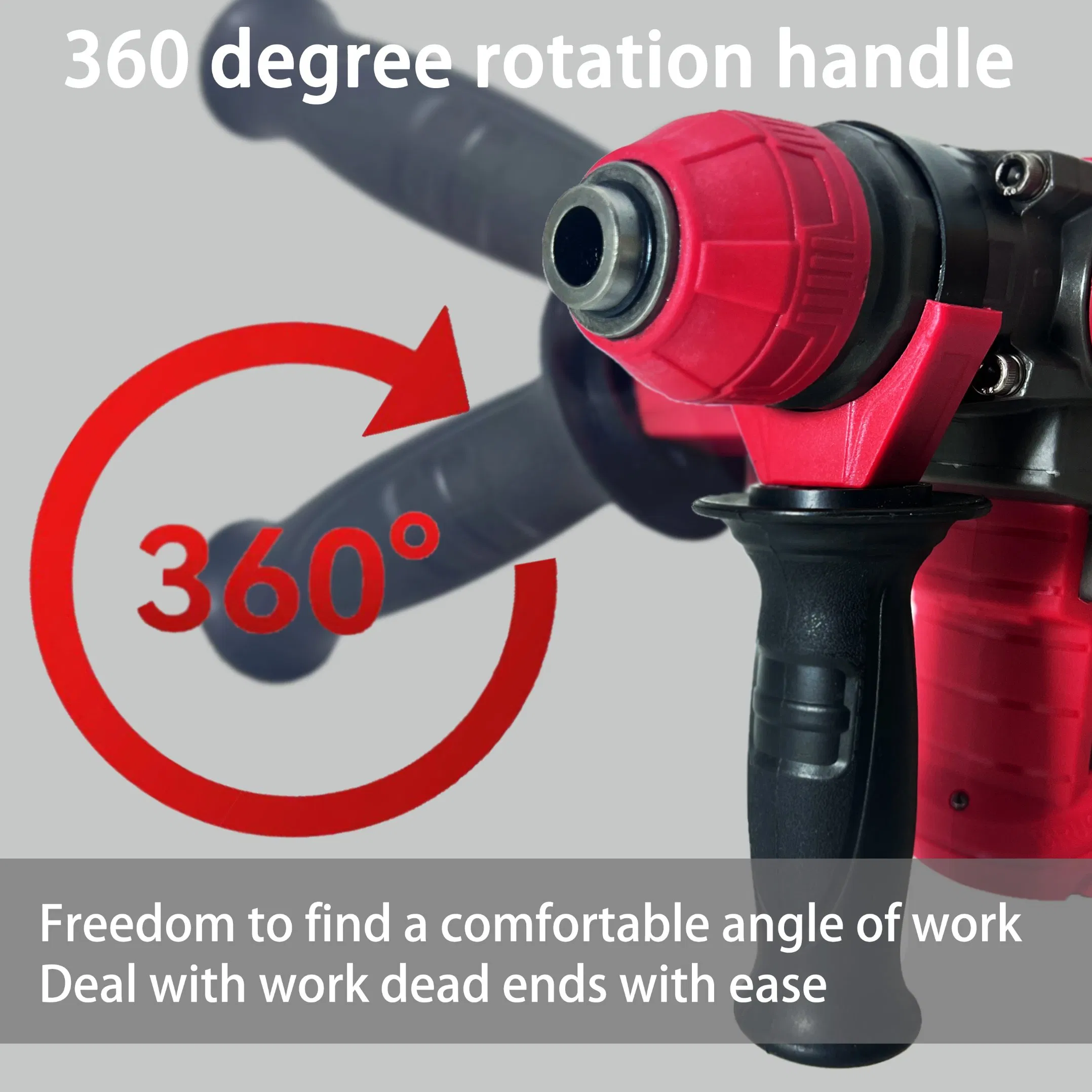 Cordless Hammer Tools 4.5 Joules Single Max Force 20V 30 Light Power Brushless Electric Jack Hammer Drills