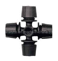 Cross Atomizer Nozzle Micro Sprinkler for Irrigation Grey Color