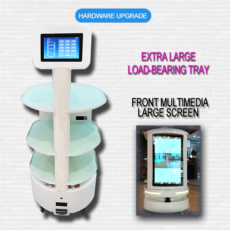 Autonomous Navigation Food Delivery Service Robot Automatic Restaurant Waiter Robot