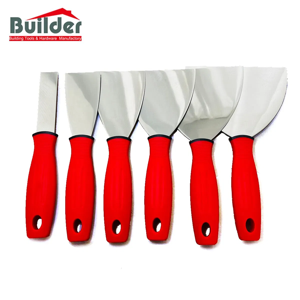 Drywall Plastering Tool Steel 5inch Putty Knife Wall Scraper with Plastic Handle