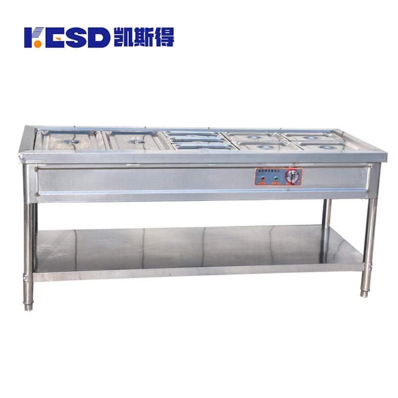 Kitchen Equipment Commercial Electric 5 Pan Restaurant Food Warmer Work Table