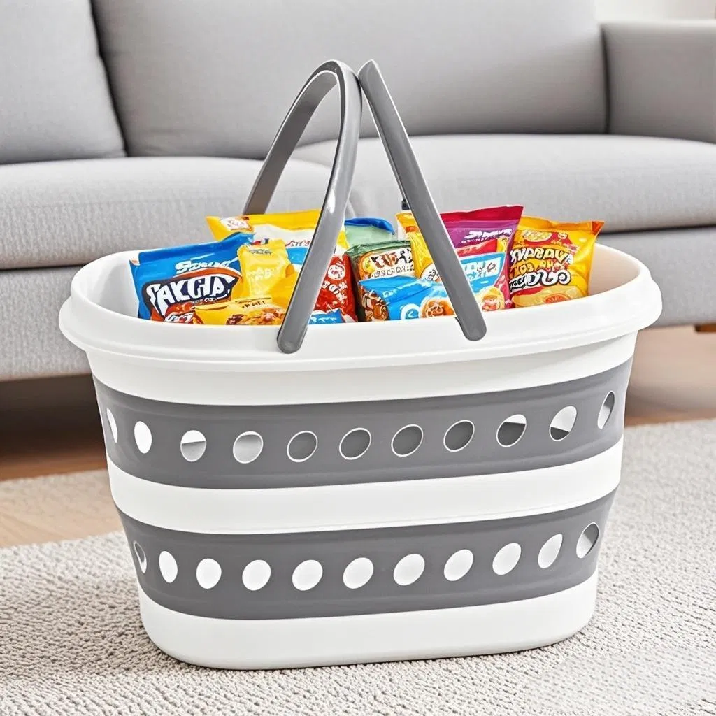 Portable Collapsible Laundry Basket Multi-Use Storage for Dirty Clothes Shopping & Travel