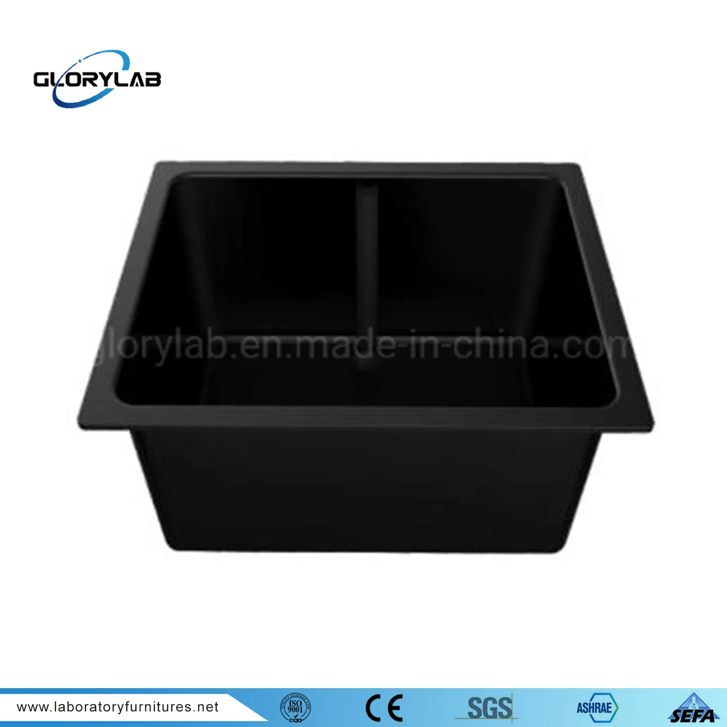 Hot Sale PP Sink Laboratory Sink with Overflow for School and Hospital (JH-PS007)