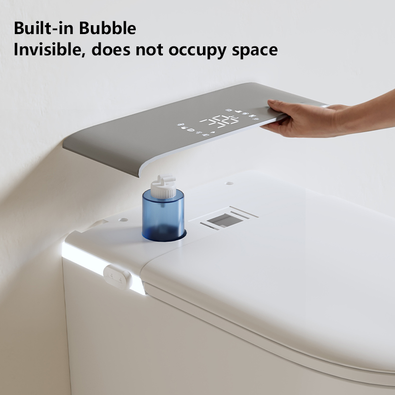 Elegant Design Ultra Thin Cover Wall Mounted Inodoro Inteligente Concealed Cistern Popular Sanitary Ware Wall Hung Smart Toilet