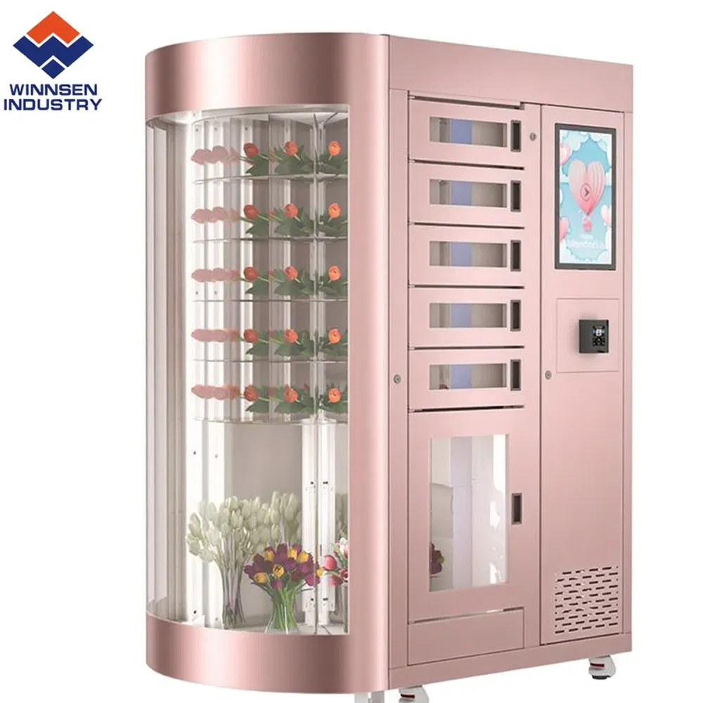 Instant Satisfaction Flower Vending Machine Space-Efficient with WiFi