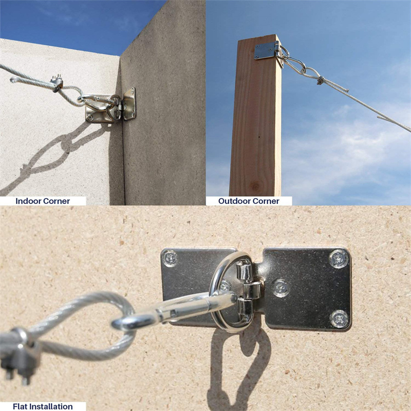 Premium Sun Shade Sail Installation Hardware Kit for Easy Setup