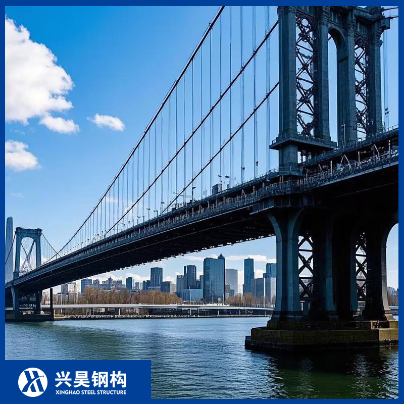 Large Span Steel Structure Arch Bridge Prefabricated Heavy-Duty Steel Bridge for Highway and River Use