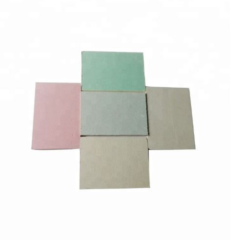 Modern Eco-Friendly 9mm 12mm Fireproof Moisture-Proof Gypsum Board Common for Living Room Bedroom Factory Wholesale