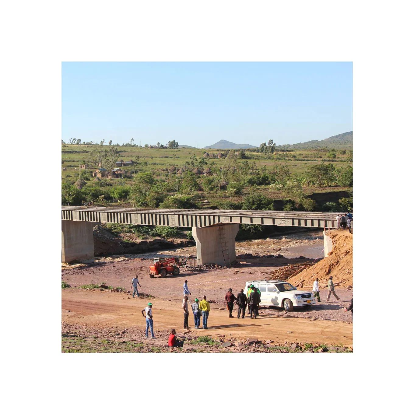 Long Span Steel Approach Bridge Construction