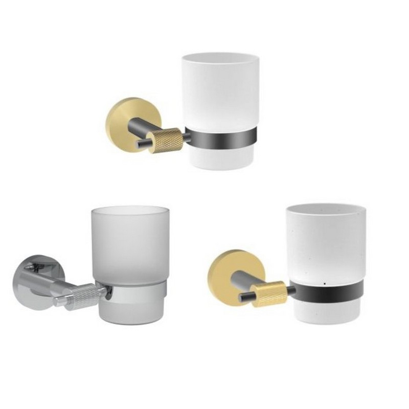 Anti-Rust Stainless Steel Toothbrush Cup Holder and Tumbler Rack Commercial Grade Finish