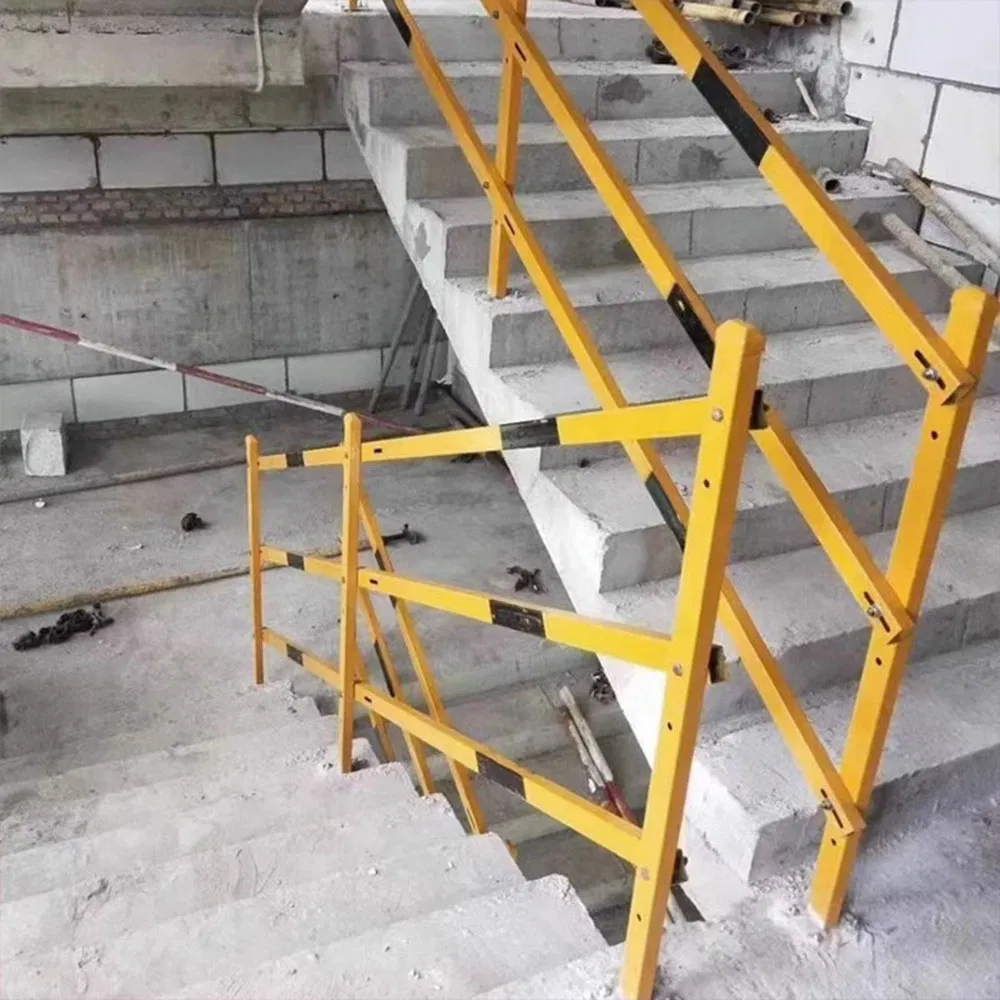 New Temporary Stair Handrail Construction Site Retractable Stair Guardrail
