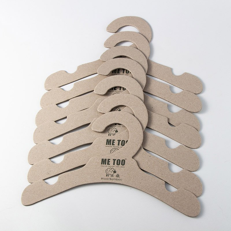 Logo Printed Recycled Paper Brand Clothes Hanger