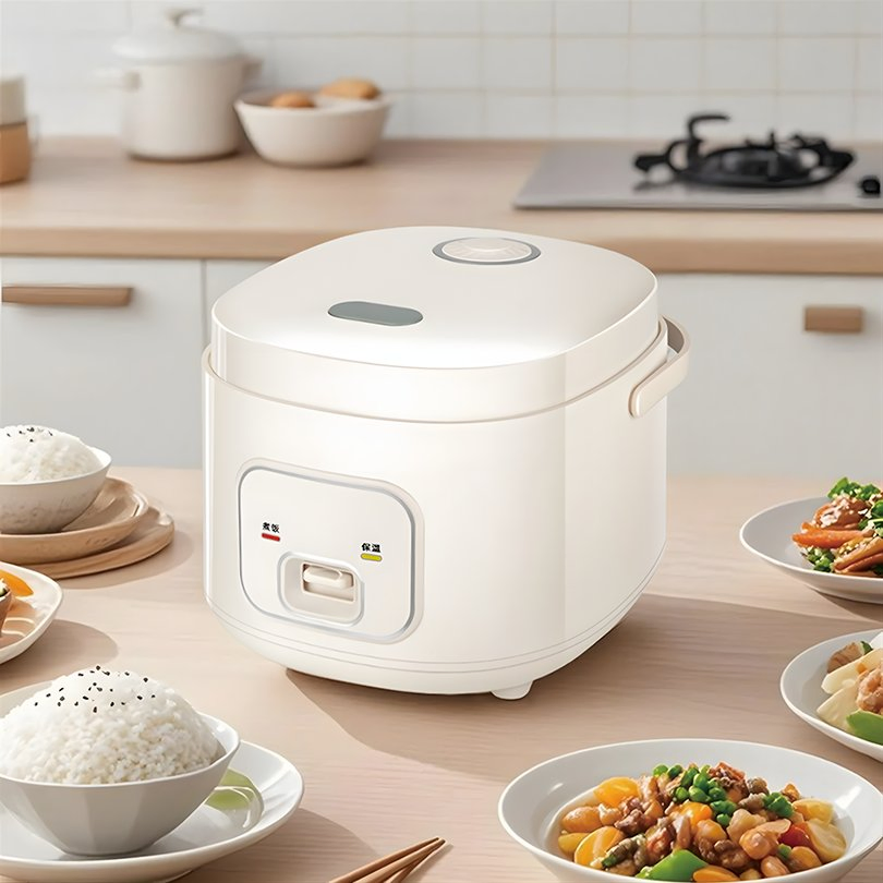 New Design OEM/ODM Low Sugar Electric Rice Cooker 2.5L Multi-Purpose Cooker with Stainless Inner Steamer & Pot Olla Arrocera