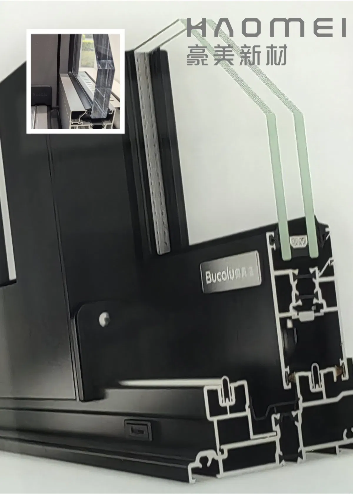 Customized Coated Aluminum Curtain Wall Frame