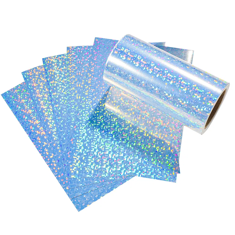 China Wholesale Printable Holographic Adhesive Label Sticker Waterproof A4 Sheet Inkjet Vinyl Sticker Paper for Laser & Inkjet Printer Bubble Pattern
