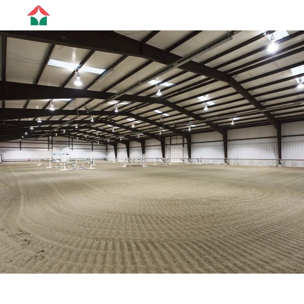 Strong H Steel Structure Building Long Lifetime Span Horse Arena