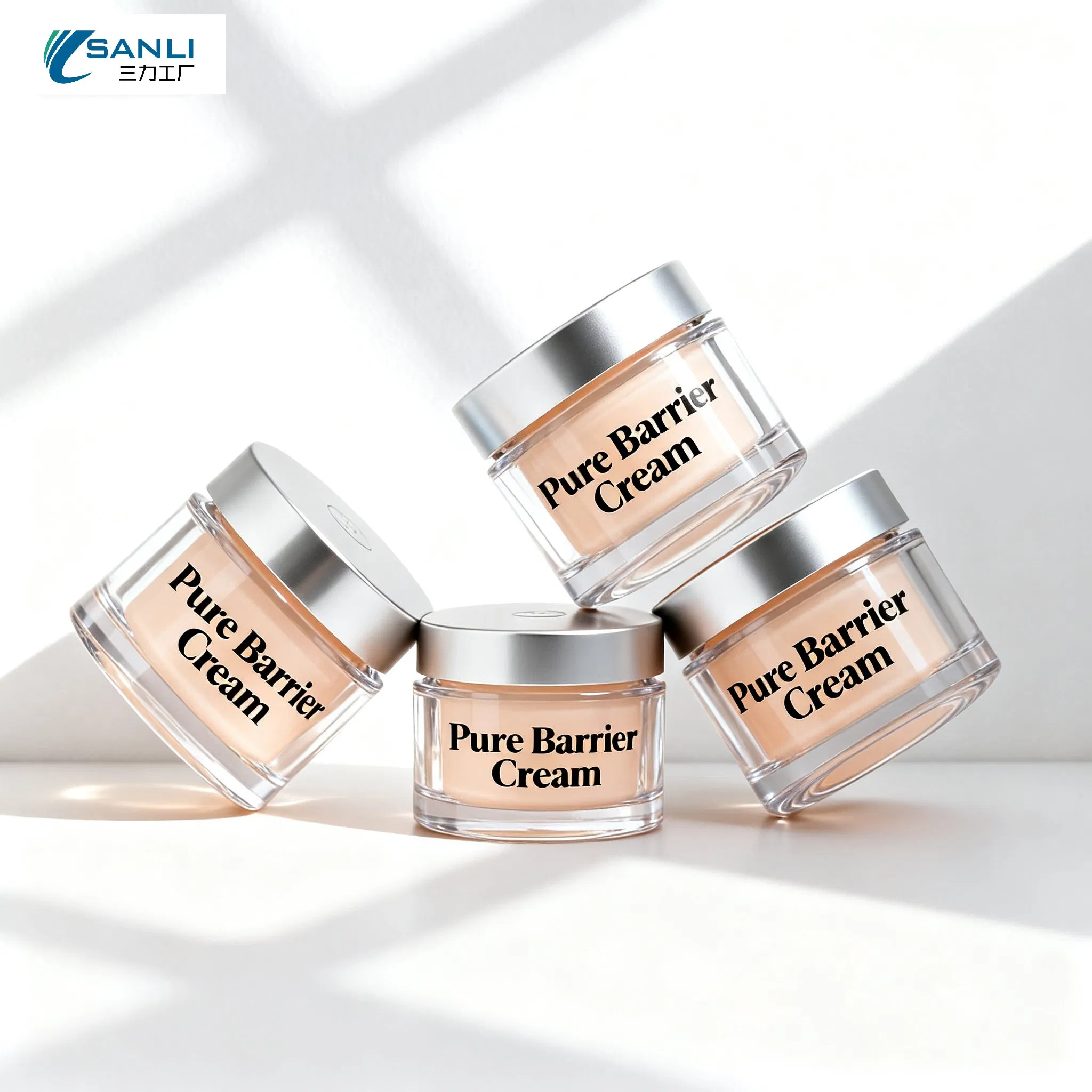 Gentle Whitening and Soothing Face Cream with Portulaca Oleracea Extract for Sensitive Skin and Anti-Inflammatory Protection