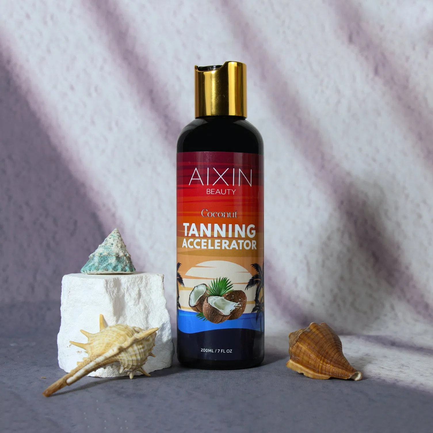 Beauty Cosmetics Naturally Glows Moisturizing Self Tanning Lotion Coconut Tanning Lotion