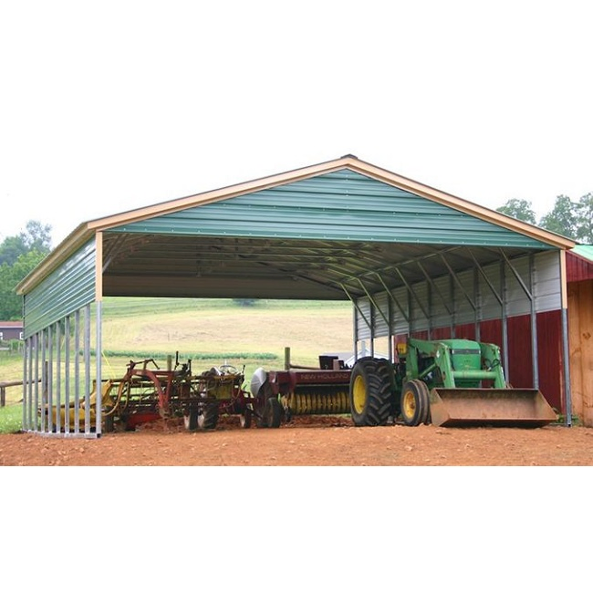 SC163 Storm Resistance Car Garage steel Carport With Pointed Roof Canopy