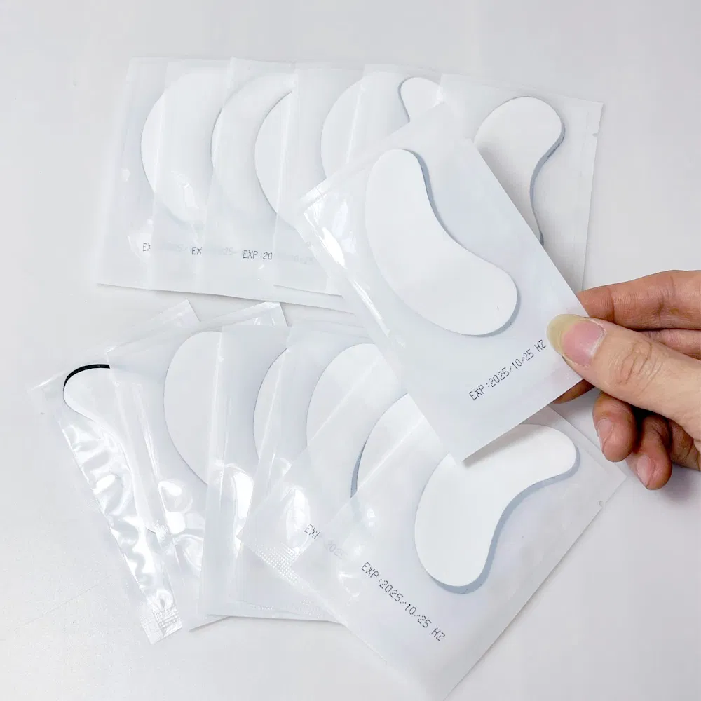 Eyelash Extension UV Glue Eye Pad UV LED Lamp Disposable Lint-Free Gel Anti UV Under Eyepads Black Eye Patches