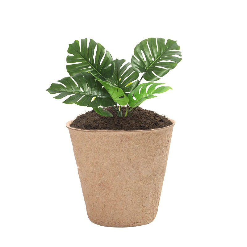 Biodegradable Plants Pots 120 PCS 3.15 Inch Seed Starting Pots with Drainage Holes Round