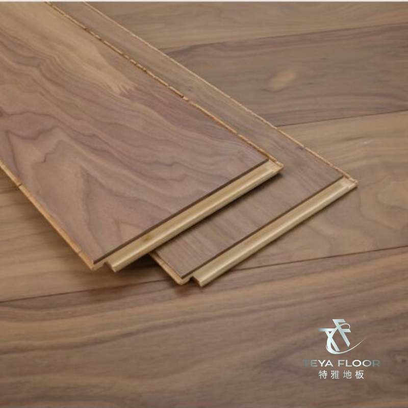 Black Walnut Engineered Hardwood Flooring with Ab Grade and Invisible Oil