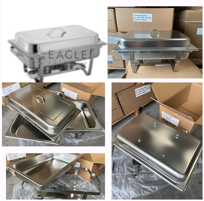 Hot Sell 533 Rectangle Stainless Steel Chafing Dish
